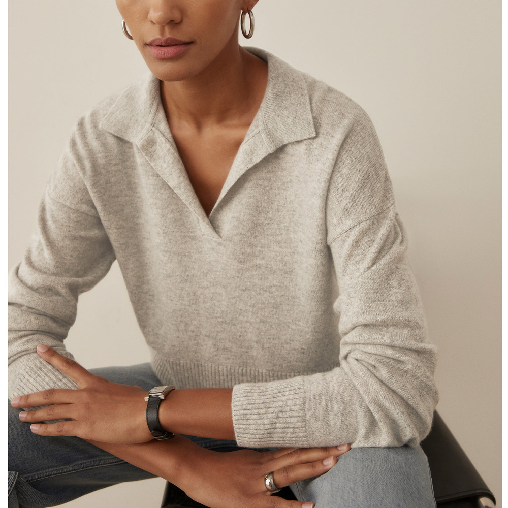 Reformation Cashmere 'Polo' Sweater Size S